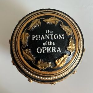 Phantom of the Opera Hinged trinket Box featuring the phantom mask
